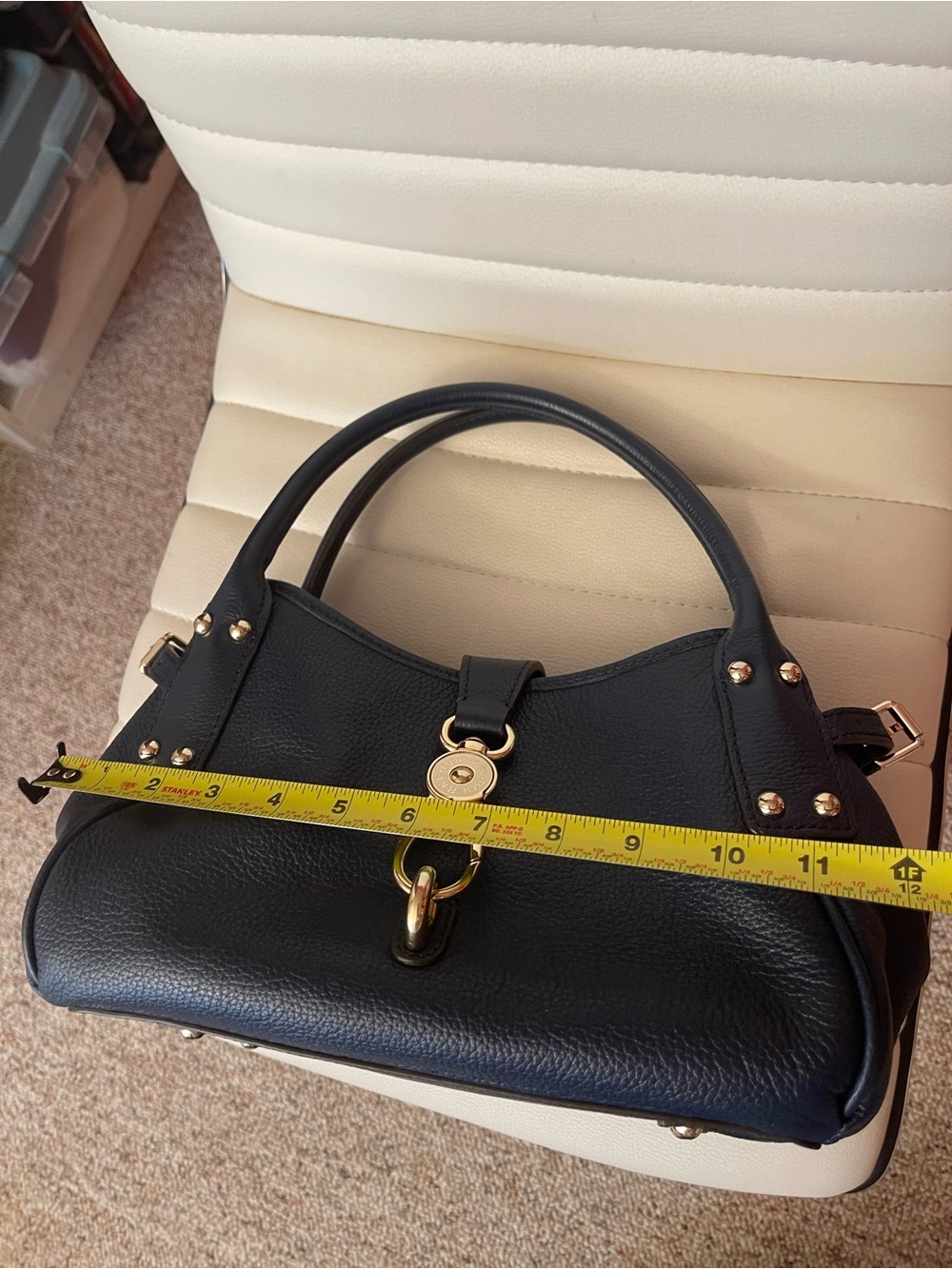 Dooney & Bourke Pebble Grain Leather Bag from the Dillon Collection - Picture 7 of 8